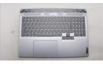 Lenovo 5CB1L60118 C-Abdeckung mit Tastatur, Spanisch, Mineralgrau, RGB-Hintergrundbel.