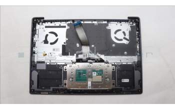 Lenovo 5CB1L60171 C-Abdeckung mit Tastatur, Belgisch, sturmgrau, Ohne Fingerabdruck, GB