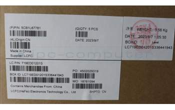 Lenovo 5CB1L67781 COVER Upper Case ASM_HUN L83A1 TEX