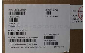 Lenovo 5CB1L67797 C-Cover with keyboard, Ukraine, US