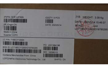 Lenovo 5CB1L67929 C-Abdeckung mit Tastatur, Deutsch