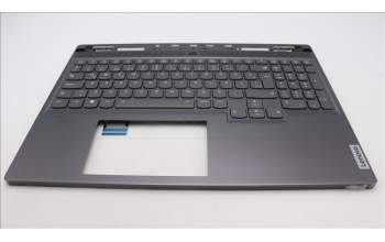 Lenovo 5CB1L68002 C-Abdeckung mit Tastatur, Türkisch, RGB-Hintergrundbel.