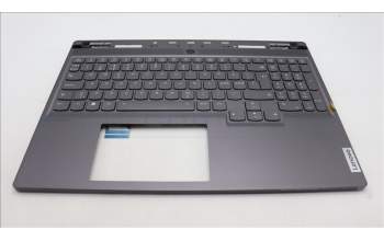 Lenovo 5CB1L68006 C-Abdeckung mit Tastatur, Skandinavien, RGB-Hintergrundbel.