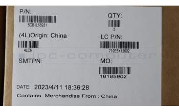 Lenovo 5CB1L68931 COVER Cover L 21J8 HINGE CAP