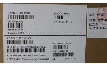 Lenovo 5CB1L68959 COVER Upper Case ASM_THAI L21J8 FPSG BL