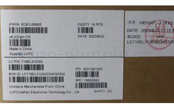 Lenovo 5CB1L68965 Cover L 83AA D TT