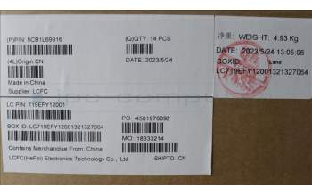 Lenovo 5CB1L69916 Lower Case L82YQ W/ANT