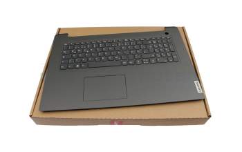 5CB1L74842 original Lenovo keyboard incl. topcase DE (german) grey/silver