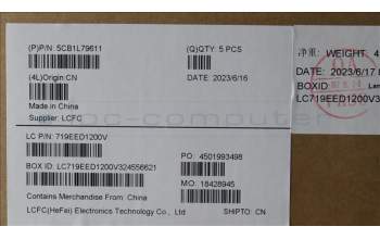 Lenovo 5CB1L79611 COVER Upper Case ASM_SPA L83A2 FP I/G