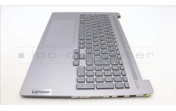 Lenovo 5CB1L79696 C-Abdeckung mit Tastatur, Ungarisch, arktisgrau