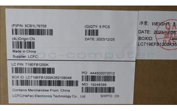 Lenovo 5CB1L79709 COVER Upper Case ASM_THAI L83AR AG I