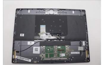 Lenovo 5CB1L79950 C-Abdeckung mit Tastatur, Deutsch, grau, Hintergrundbeleuchtung