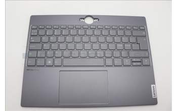Lenovo 5CB1L79952 C-Abdeckung mit Tastatur, Skandinavien, grau, Hintergrundbeleuchtung