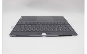 Lenovo 5CB1L79952 C-Abdeckung mit Tastatur, Skandinavien, grau, Hintergrundbeleuchtung