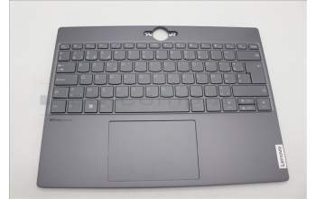 Lenovo 5CB1L79967 C-Abdeckung mit Tastatur, Belgisch, grau, Hintergrundbeleuchtung, GB