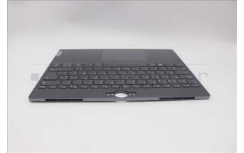 Lenovo 5CB1L79967 C-Abdeckung mit Tastatur, Belgisch, grau, Hintergrundbeleuchtung, GB