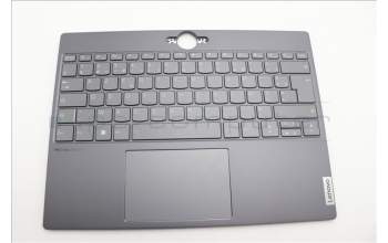 Lenovo 5CB1L79969 C-Abdeckung mit Tastatur, Französisch, grau, Hintergrundbeleuchtung