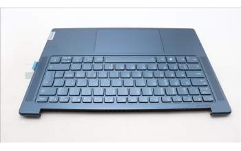 Lenovo 5CB1L80222 C-Abdeckung mit Tastatur, Skandinavien, Aquamarinblau
