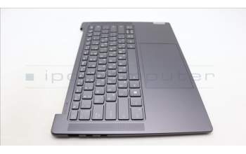 Lenovo 5CB1L80290 C-Cover with keyboard,Hebrew,Storm Grey