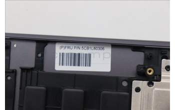 Lenovo 5CB1L80306 C-Cover with keyboard,Nordic,Storm Grey