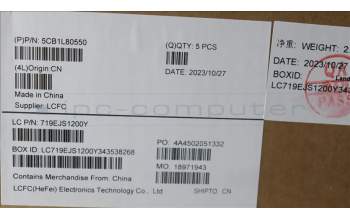 Lenovo 5CB1L80550 COVER Upper Case ASM_SPA L83AA MG