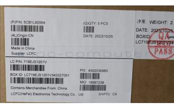 Lenovo 5CB1L80564 COVER Upper Case ASM_EURO ENG L83AA TT