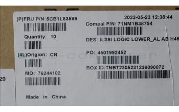 Lenovo 5CB1L83599 Lower Case C 82XF AL AB H45