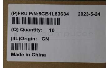 Lenovo 5CB1L83634 Hinge Cover w/Antenna C 82Y3 White