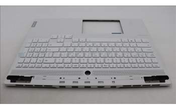 Lenovo 5CB1L83642 C-Cover with keyboard, Hebrew, White, RGB Backlight, US