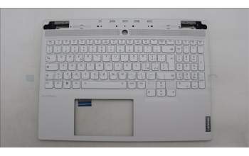 Lenovo 5CB1L83646 C-Abdeckung mit Tastatur, Italienisch, Weiß, RGB-Hintergrundbel.
