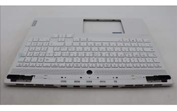 Lenovo 5CB1L83646 C-Abdeckung mit Tastatur, Italienisch, Weiß, RGB-Hintergrundbel.