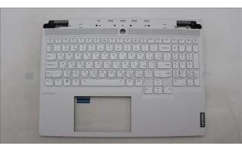Lenovo 5CB1L83665 C-Cover with keyboard, Ukraine, White, RGB Backlight, US