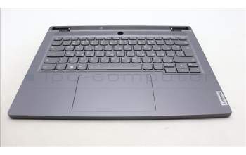 Lenovo 5CB1L83669 C-Cover with keyboard, Bulgarian, Slate Grey, Backlight, Fingerprint, UK