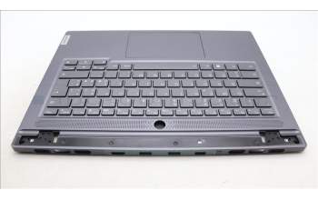 Lenovo 5CB1L83684 C-Cover with keyboard, Italian, Slate Grey, Backlight, Fingerprint, UK