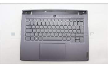 Lenovo 5CB1L83687 C-Cover with keyboard,Nordic,Slate Grey,Backlight,Fingerprint