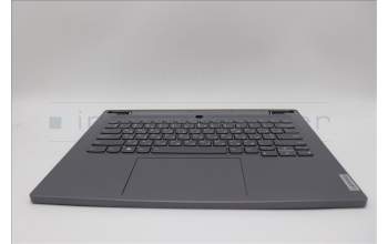 Lenovo 5CB1L83697 C-Cover with keyboard, Ukraine, Slate Grey, Backlight, Fingerprint, US