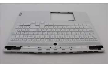 Lenovo 5CB1L87763 C-Abdeckung mit Tastatur, Ukraine, Weiß, RGB-Hintergrundbel.