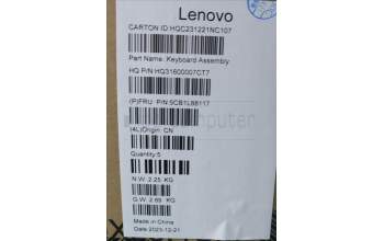 Lenovo 5CB1L88117 COVER Upper Case ASM_BEL_H 83E0_NFP_STGY