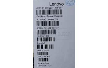 Lenovo 5CB1L88127 COVER Upper Case ASM_GRE_H 83E0_NFP_STGY