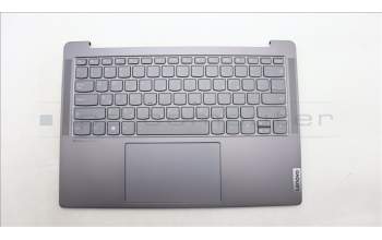 Lenovo 5CB1L88128 C-Cover with keyboard, Hebrew, Storm Grey, Non-Fingerprint, US
