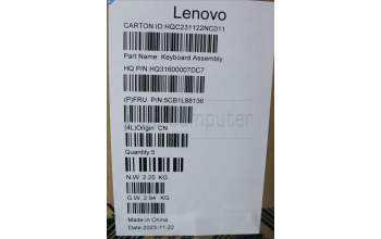 Lenovo 5CB1L88136 COVER Upper Case ASM_NORDIC_H83E0NFPSTGY