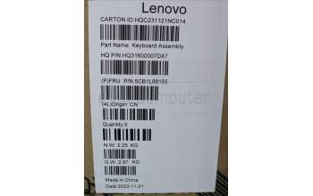 Lenovo 5CB1L88155 COVER Upper Case ASM_FRA_H 83E0_FP_MIGY