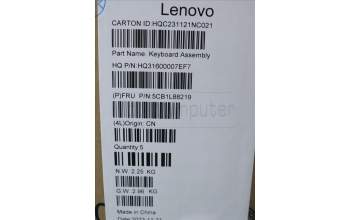Lenovo 5CB1L88219 COVER Upper Case ASM_SWS_H 83E0_FP_MIGY