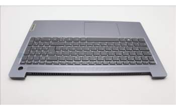 Lenovo 5CB1L90299 C-Abdeckung mit Tastatur, Französisch, Arktisgrau, Hintergrundbeleuchtung, Fingerabdruck