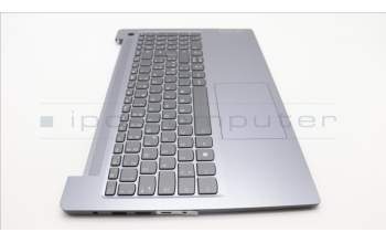 Lenovo 5CB1L90308 C-Cover with keyboard, Italian, Arctic Grey, Backlight, Fingerprint, UK