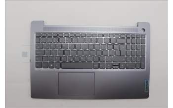 Lenovo 5CB1L99496 C-Cover with keyboard, Slovenian, Arctic Grey, Backlight, Fingerprint, UK