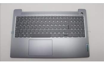 Lenovo 5CB1L99497 C-Cover with keyboard, Spanish, Arctic Grey, Backlight, Fingerprint, UK