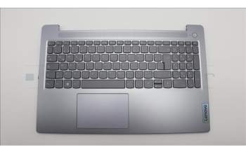 Lenovo 5CB1L99515 C-Cover with keyboard, German, Arctic Grey, Backlight, UK