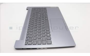 Lenovo 5CB1L99525 C-Abdeckung mit Tastatur, Skandinavien, Arktisgrau, Hintergrundbeleuchtung