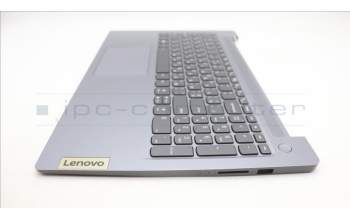 Lenovo 5CB1L99535 C-Cover with keyboard, Ukraine, Arctic Grey, Backlight, US